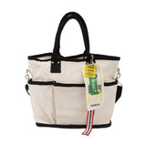 Canvas Handbag Messenger Shoulder Bag Fashionable Multi-pocket Large Capacity