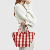 Canvas Handbag High Shoulder Bag Large Capacity Single Shoulder Messenger Bag