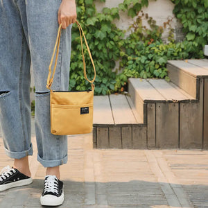Canvas Shoulder Bag Messenger Bag Casual Solid Small Square Bag