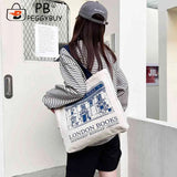 London Bookshop Print Tote Bag for Office Work