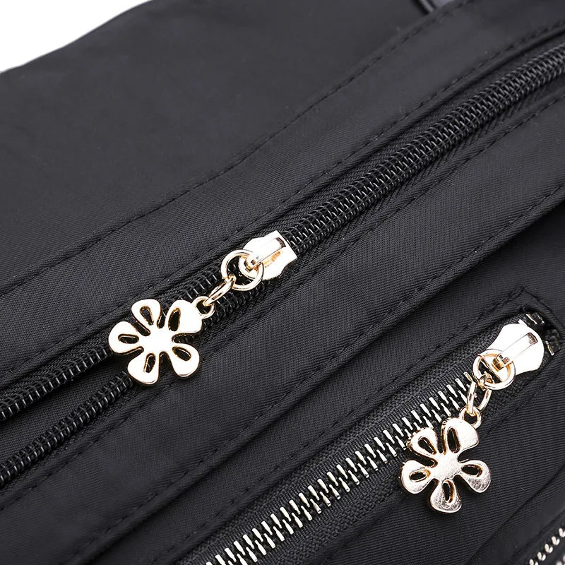 Embroidery Flower Chest Bag Vintage Travel Back Bag