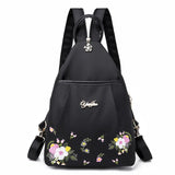 Embroidery Flower Chest Bag Vintage Travel Back Bag