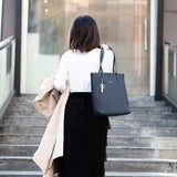 Casual Totes Bag Pu Leather Women Shoulder Handbag Large Capacity Zipper Purse