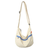 Casual Nylon Crossbody Bags for Woman Retro Literature Art