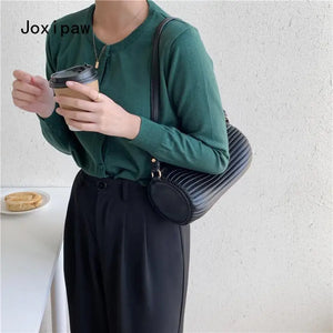 Casual Vintage Soft PU Leather Tote Bag for Women