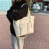 Waterproof Oxford Shoulder Bag for Women Large Capacity Handbag Totes