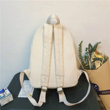 Canvas Women Backpack School Student Book Bag Travel