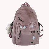 Multi-pocket College Backpack Large Capacity Rucksack for High School