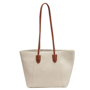 Vintage Pu Leather Large Capacity Tote Bag
