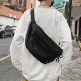 Men's Sports Crossbody Bag Large Capacity Chest Bag