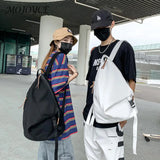 Denim Canvas Bike School Backpacks Set
