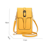 Women's PU Leather Shoulder Bag Crossbody Phone Bag