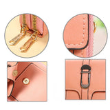 Women's PU Leather Shoulder Bag Crossbody Phone Bag