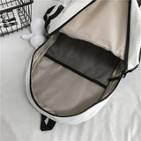 Nylon Women Backpack College Style Large Capacity Travel Rucksack School Bags