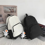 Nylon Women Backpack College Style Large Capacity Travel Rucksack School Bags