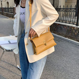 Stylish Crossbody Bag with Chain Shoulder Strap