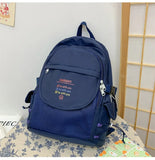 Casual Nylon Waterproof Backpack with Pocket Insert