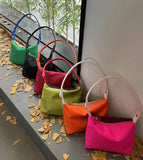 Women Shoulder Crossbody Bag Nylon Cloth Small Messenger Bags Solid Female
