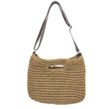 Straw-woven Bag Long Handle Handbags Hand-woven Flap