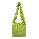 Versatile Women Handbag Shoulder Bag Pleated Small Bag