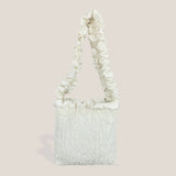 Versatile Women Handbag Shoulder Bag Pleated Small Bag
