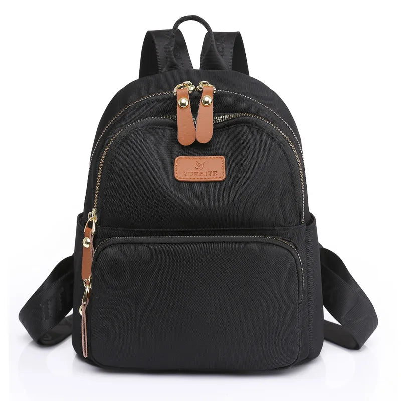 Women Small Travel Backpack High Soft Oxford Women Shoulder Bag Girls Schoolbag