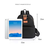 Women Small Travel Backpack High Soft Oxford Women Shoulder Bag Girls Schoolbag