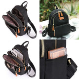 Women Small Travel Backpack High Soft Oxford Women Shoulder Bag Girls Schoolbag