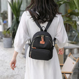 Women Small Travel Backpack High Soft Oxford Women Shoulder Bag Girls Schoolbag