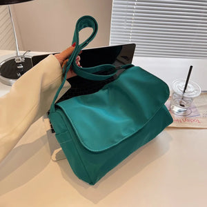 Waterproof Nylon Shoulder Bag Crossbody Messenger Bag