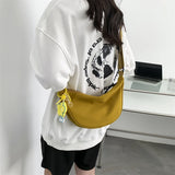 Canvas Shoulder Bag Girls Casual Crossbody Handbag