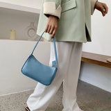 Soft Leather Small Shoulder Bag Casual Sling Handbags for Women