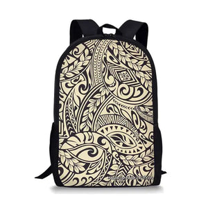 Ethnic Tribal Pattern School Bags Padded Back Laptop Satchel