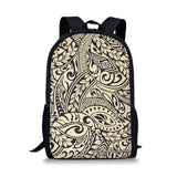 Ethnic Tribal Pattern School Bags Padded Back Laptop Satchel