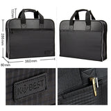 Waterproof A4 Document Organizer Briefcase