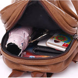 Fall Style Pu One-shoulder Backpack Female