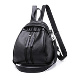 Fall Style Pu One-shoulder Backpack Female