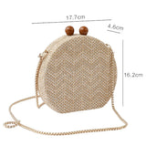 Vintage Acrylic Crossbody Bag Clutch Wallet