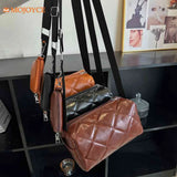 PU Leather Pillow Crossbody Bag For Women Handbag