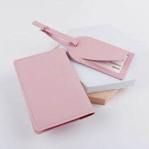 Passport Holder Map Slim Personalized Wallet PU Leather