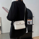 Small Square Handbag for Women PU Shoulder Bag Crossbody Purse