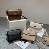 Small Square Handbag for Women PU Shoulder Bag Crossbody Purse