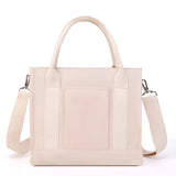Women's Waterproof Nylon Shoulder Bag Crossbody Tote with Pockets