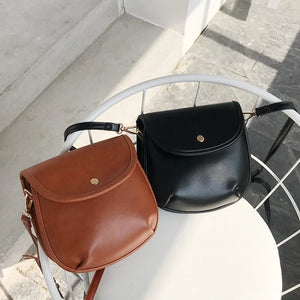 Women PU Leather Mini Shoulder Bag Crossbody Messenger Handbag