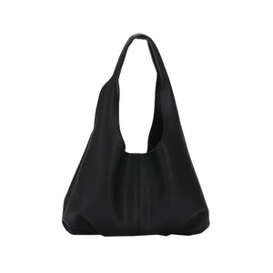Women's Leather Shoulder Tote Bag - Large Capacity Shopper Handbag