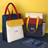 Waterproof School Book Bag A4 Bookbag for Kids, Study Bag for Hand Books