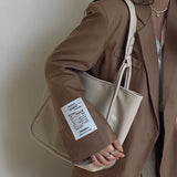 Soft Pu Leather Women Shoulder Bag - Large Capacity Tote for Shopping