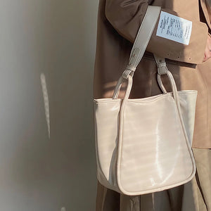 Soft Pu Leather Women Shoulder Bag - Large Capacity Tote for Shopping