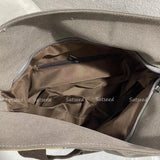 Women's Large Capacity Canvas Shoulder Handbag Retro Patchwork College