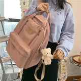 Female Backpack Women Canval School Bag For Teenage Girl Casual Shoulder Bag